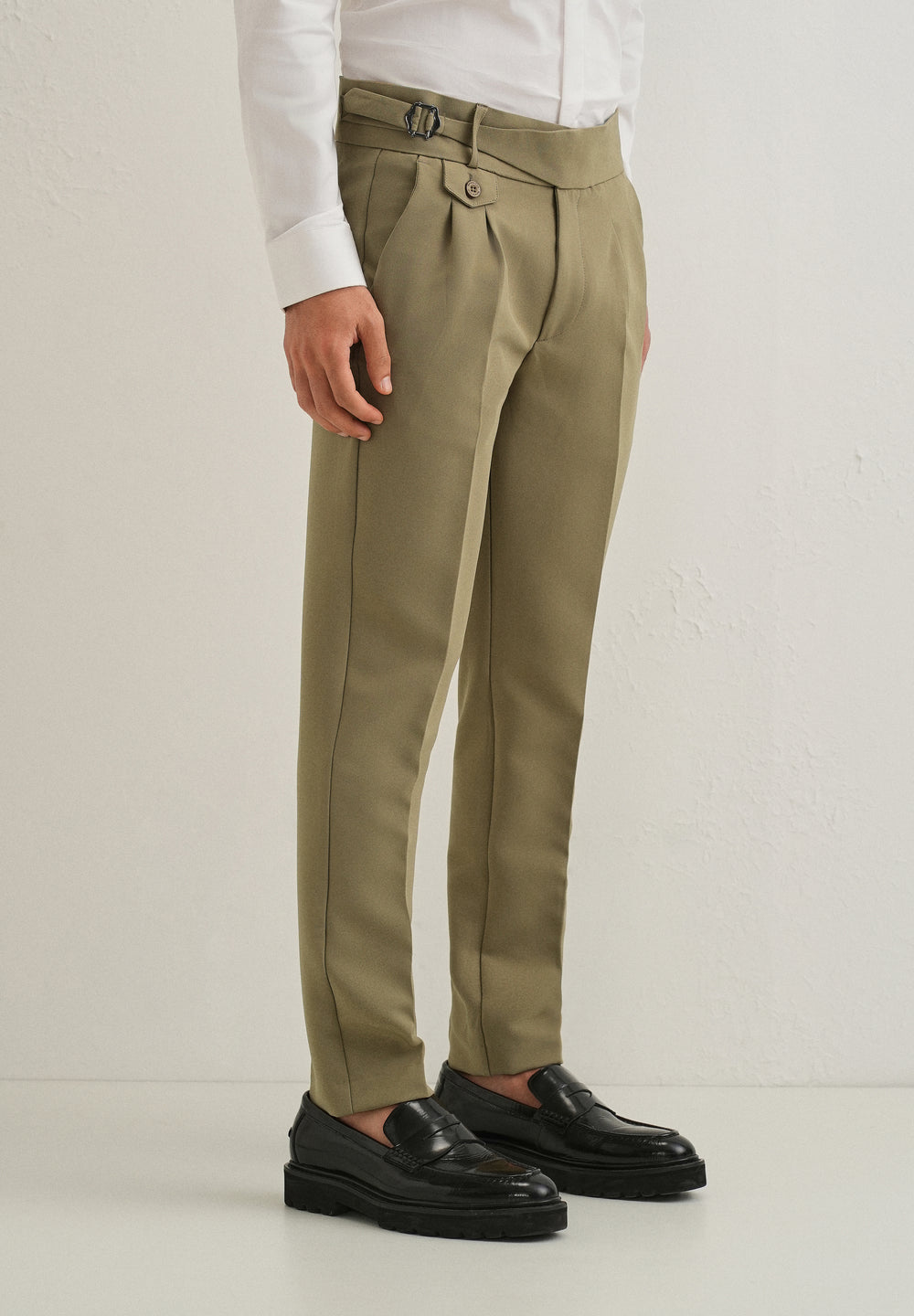 Olive Green Gurkha Pant
