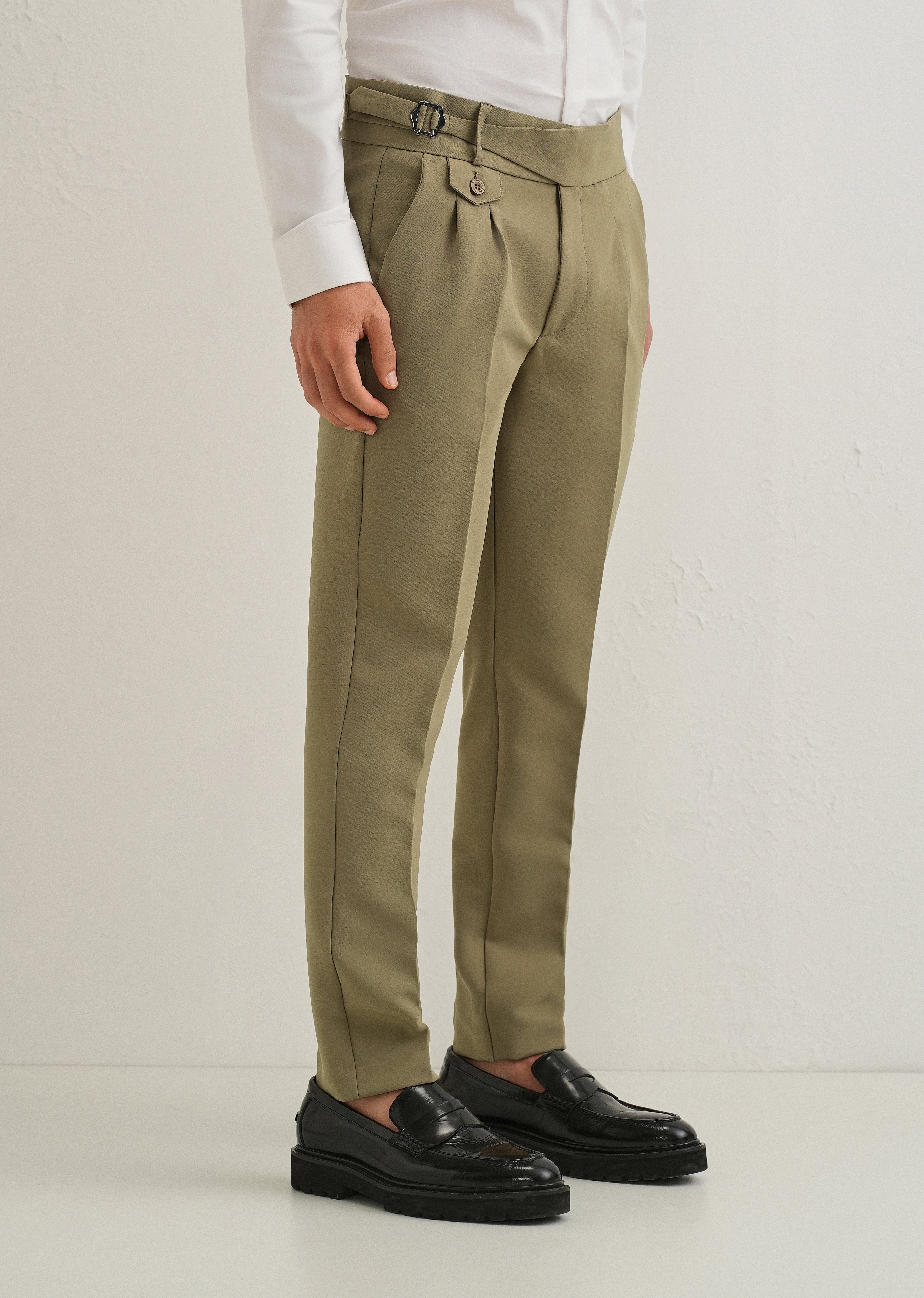 Olive Green Gurkha Pant