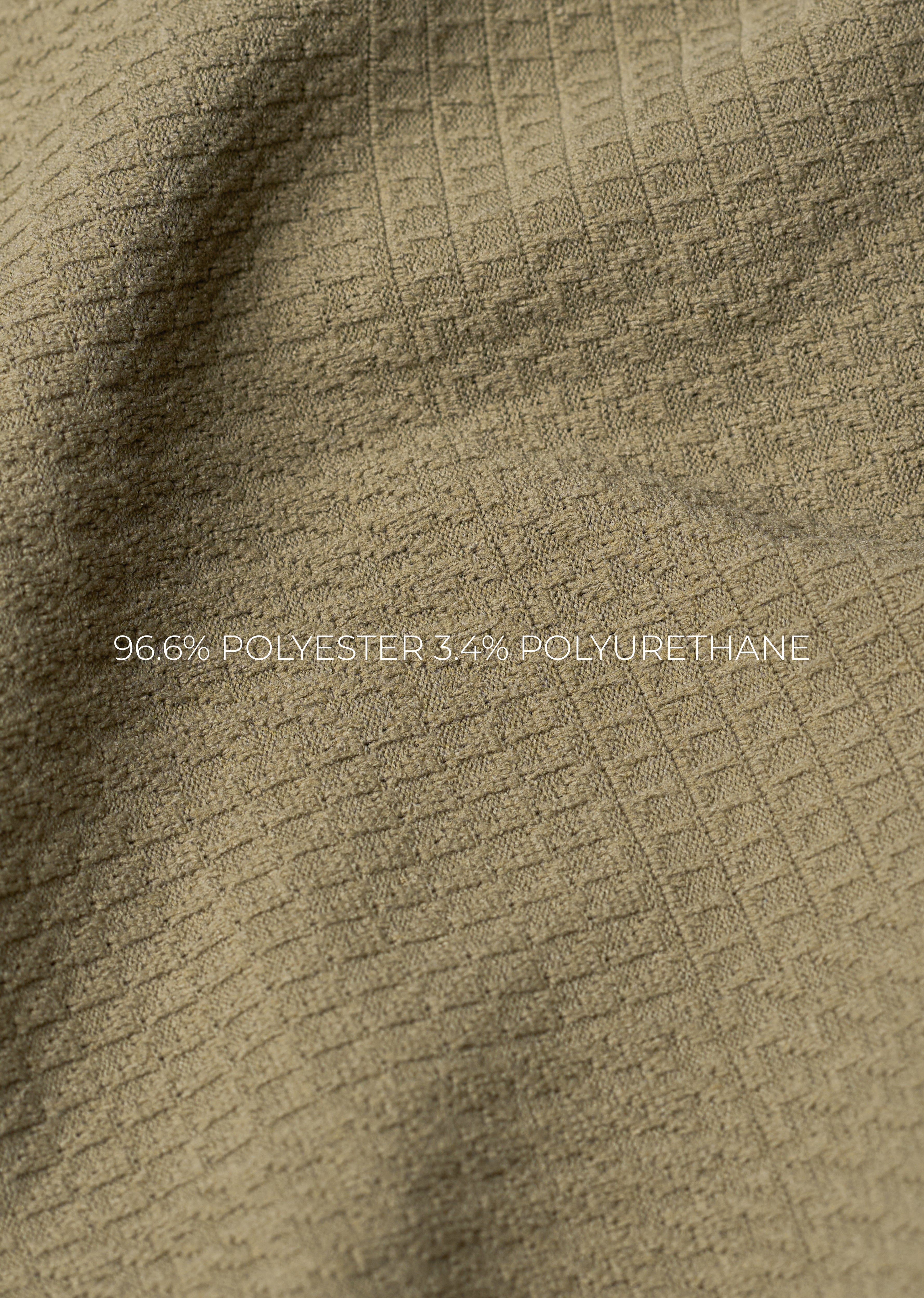 Olive Green Textured Knitted Shirt