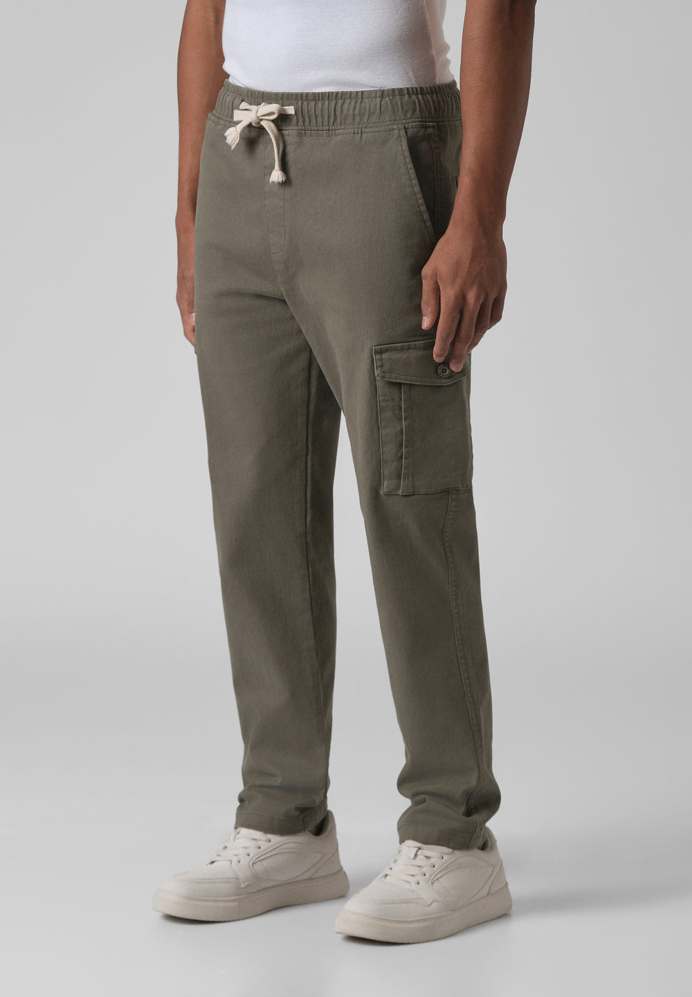 Olive Green Regular Fit Cargo Pant