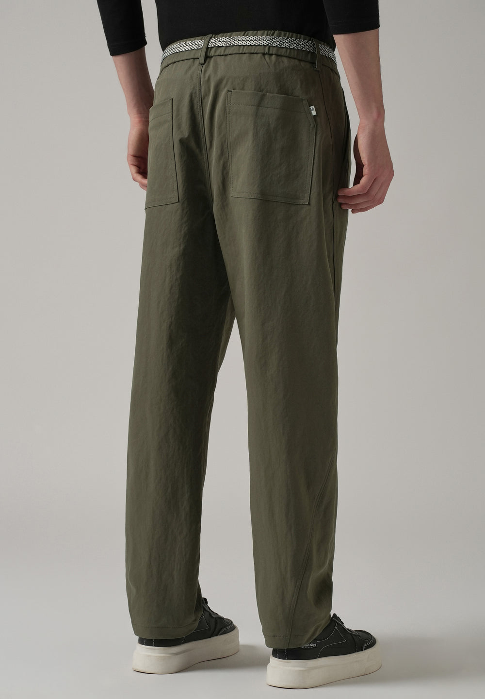 Olive Stone Wash Pant