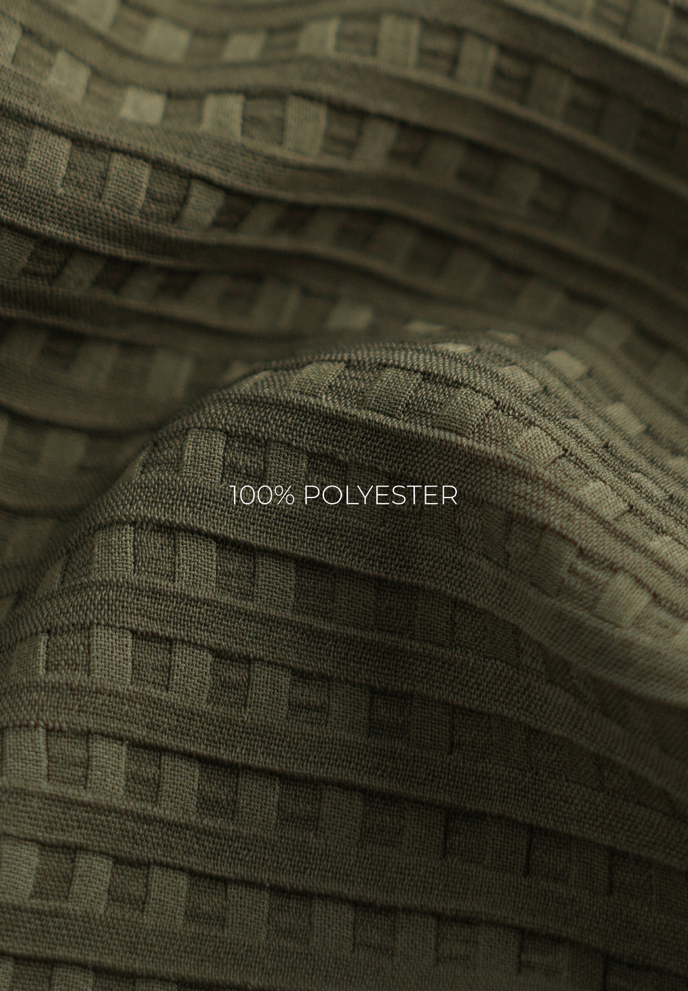 Olive Green Textured Shacket