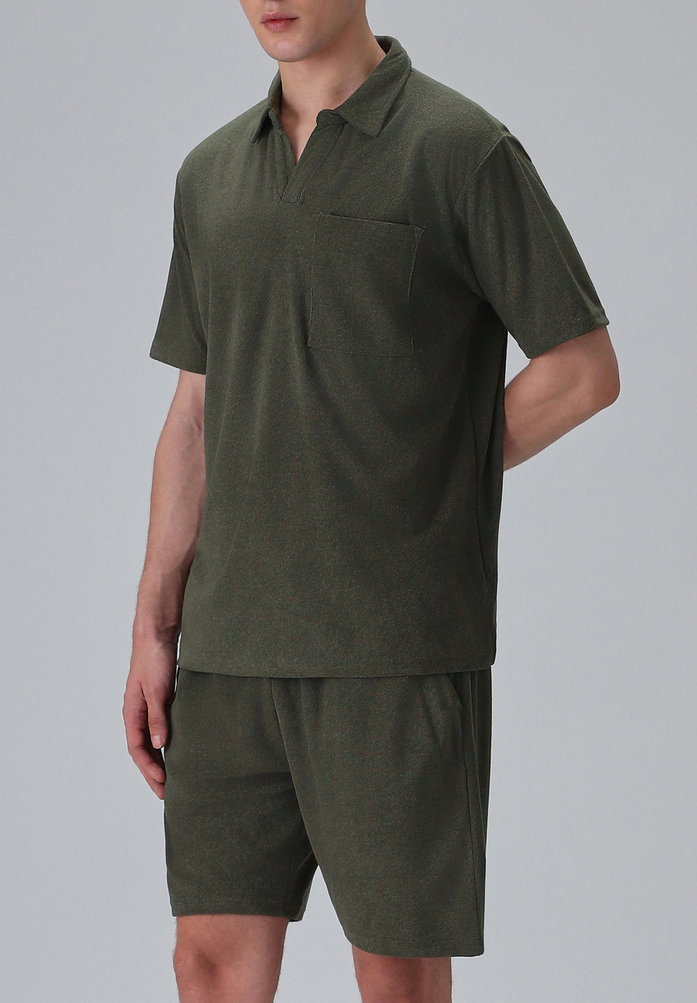 Olive Knitted Co-ord Set