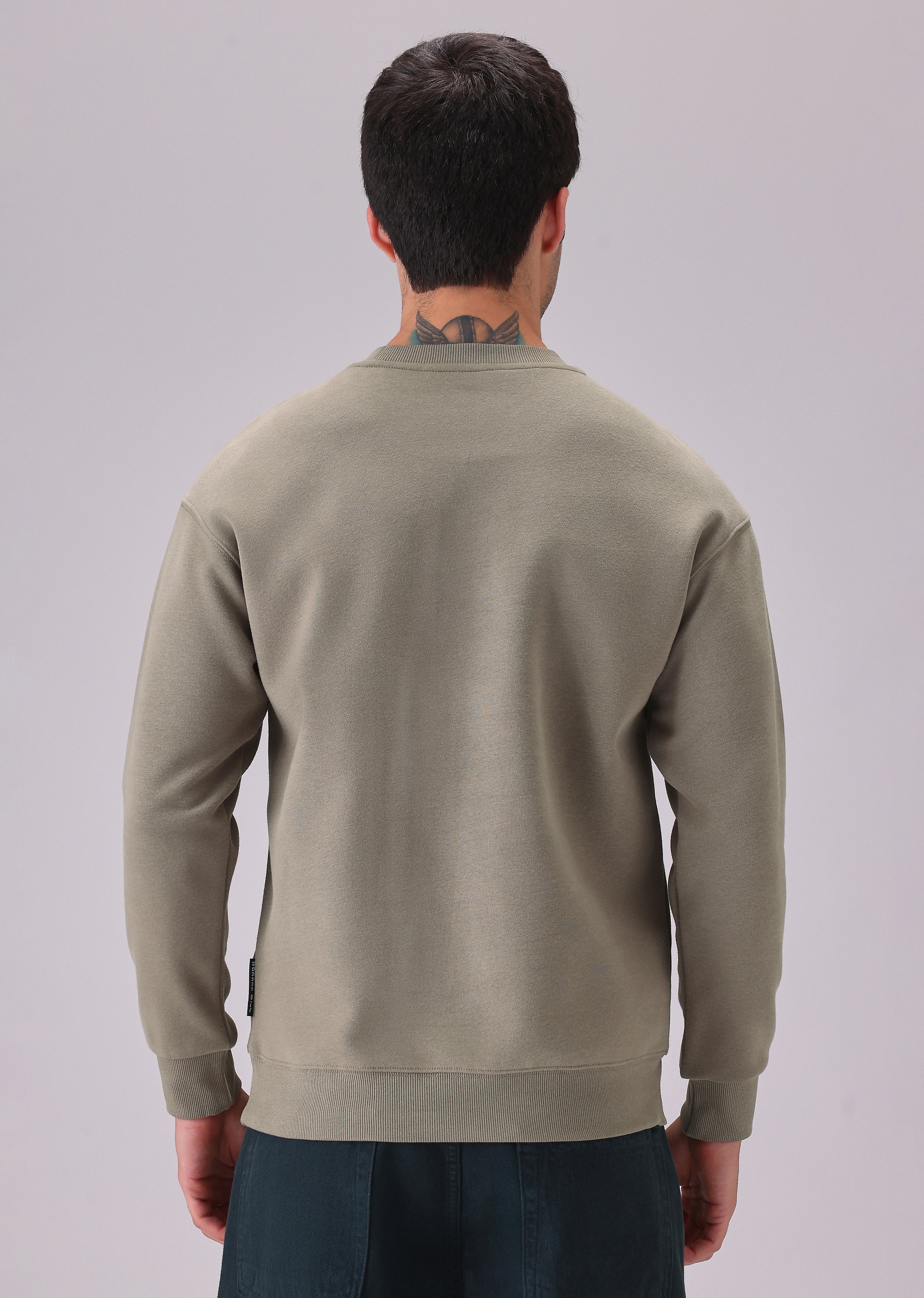 Olive Patch Sweatshirt