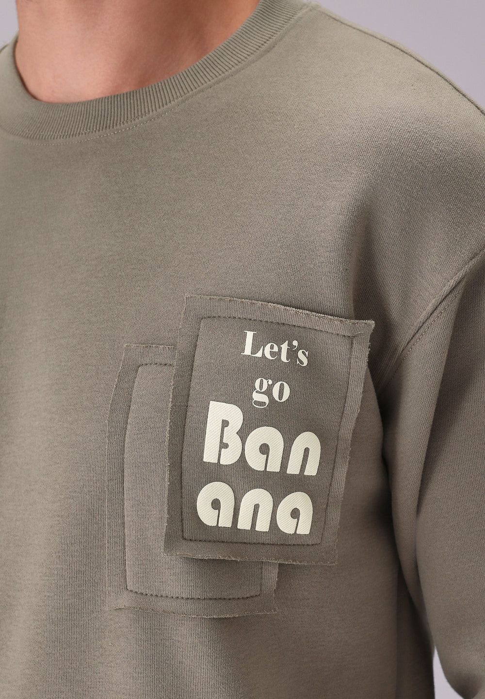Olive Patch Sweatshirt