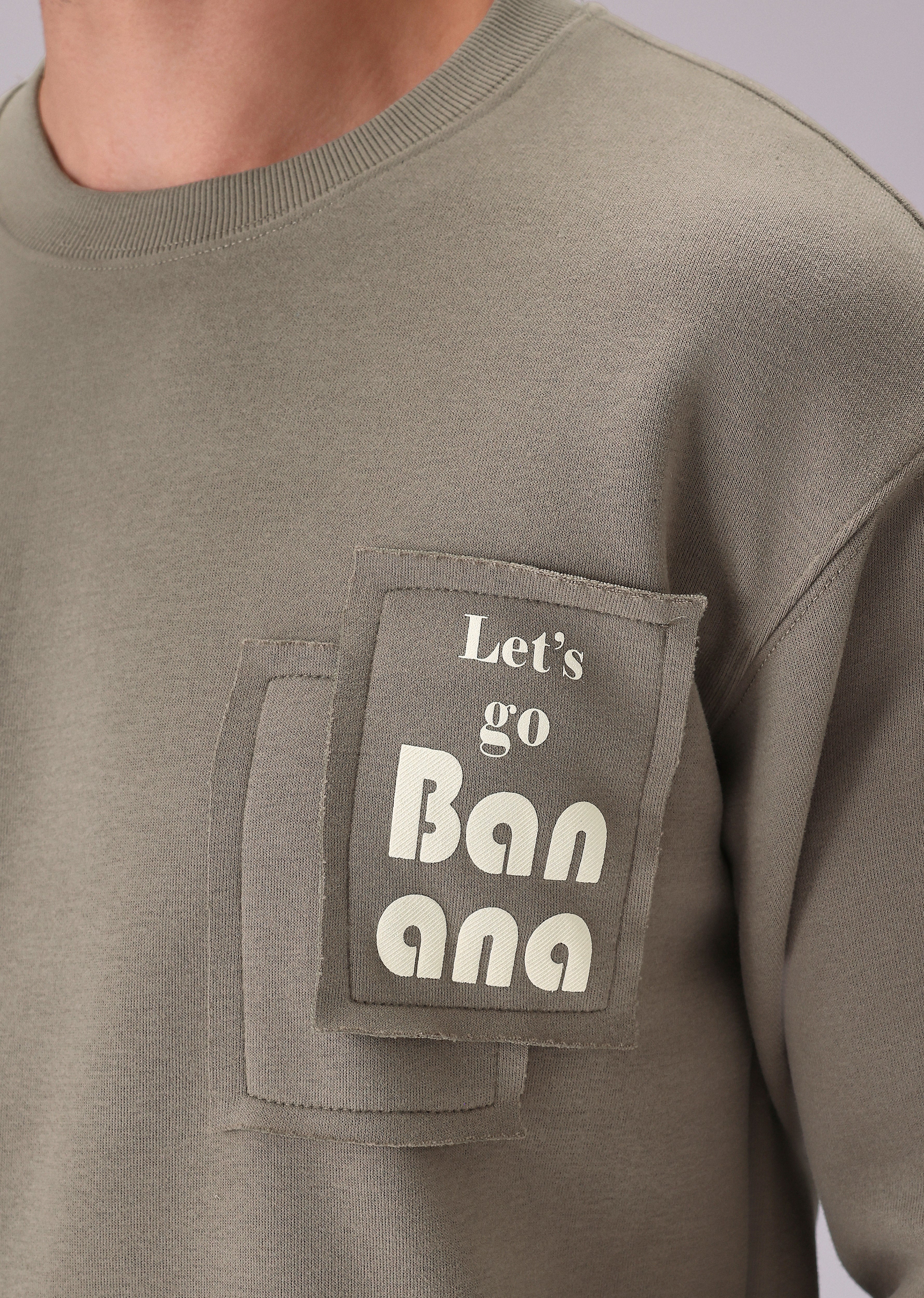 Olive Patch Sweatshirt