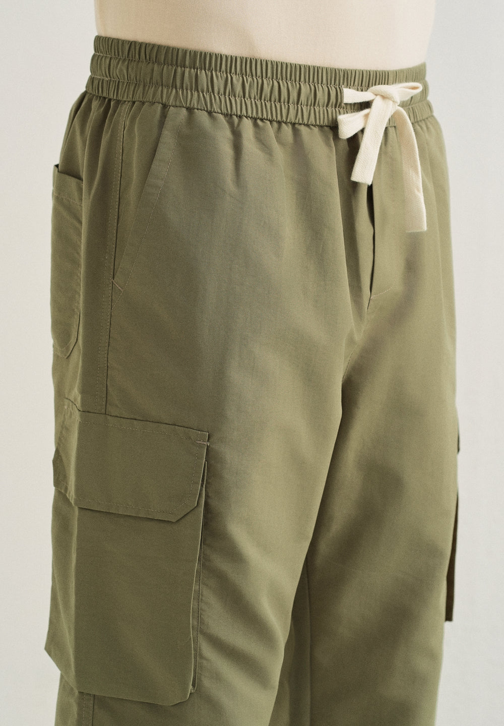 Olive Relaxed Fit Cargo Pant
