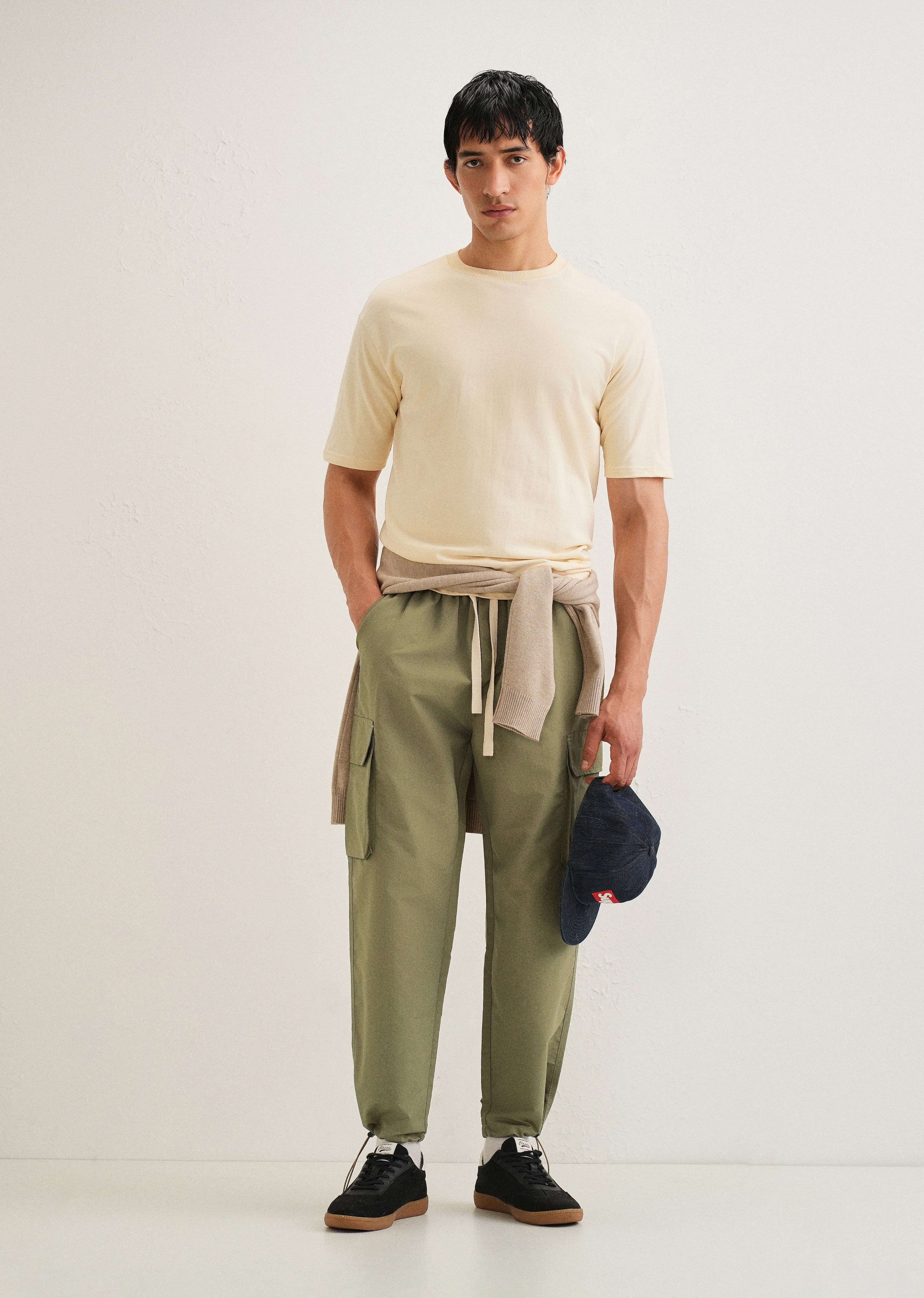 Olive Relaxed Fit Cargo Pant