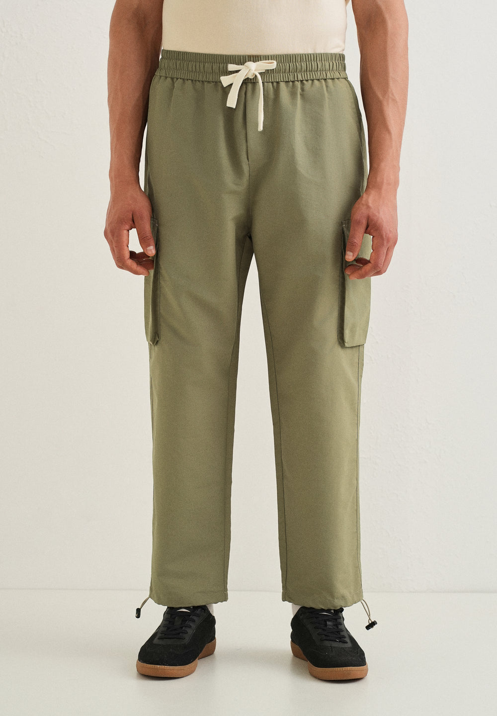 Olive Relaxed Fit Cargo Pant
