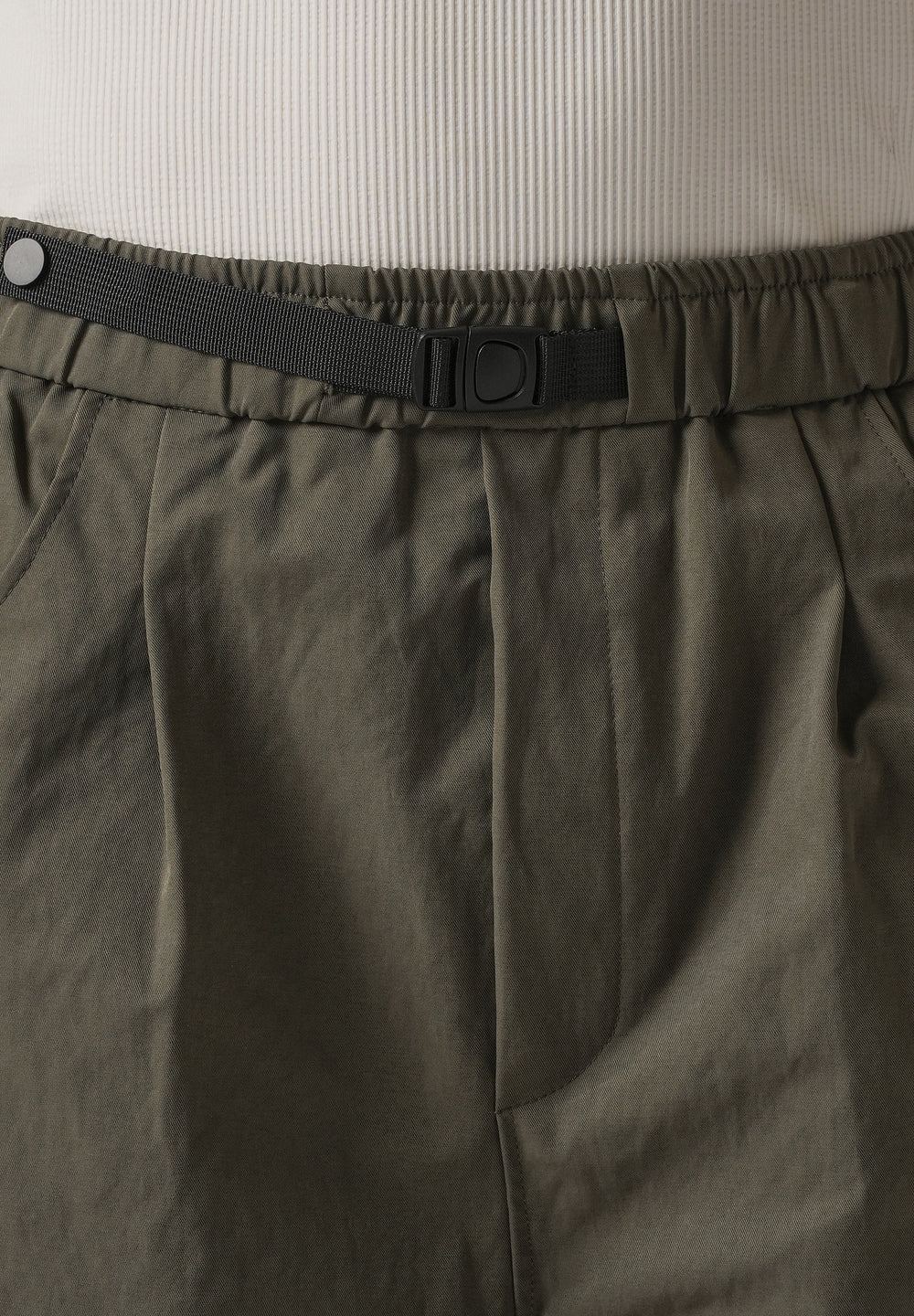 Olive Twill Relaxed Fit Pant