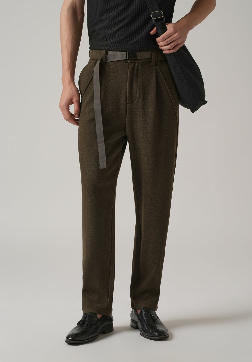 Olive Corduroy Relaxed Fit Pant
