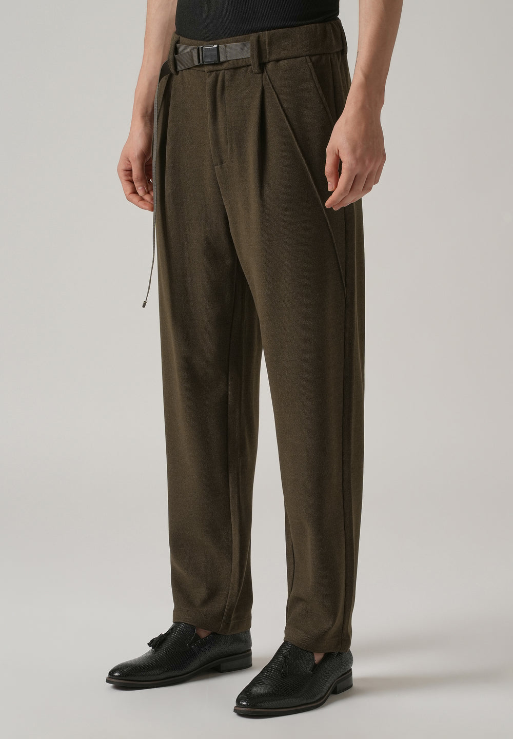Olive Corduroy Relaxed Fit Pant