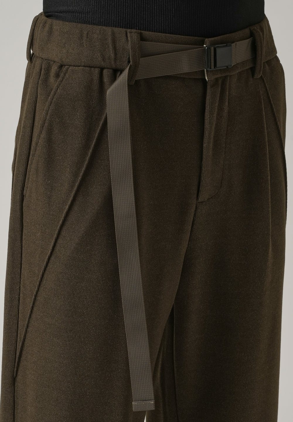 Olive Corduroy Relaxed Fit Pant