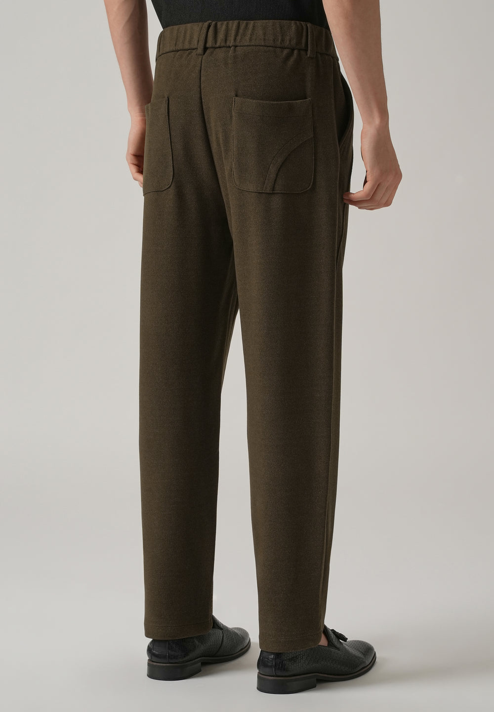 Olive Corduroy Relaxed Fit Pant