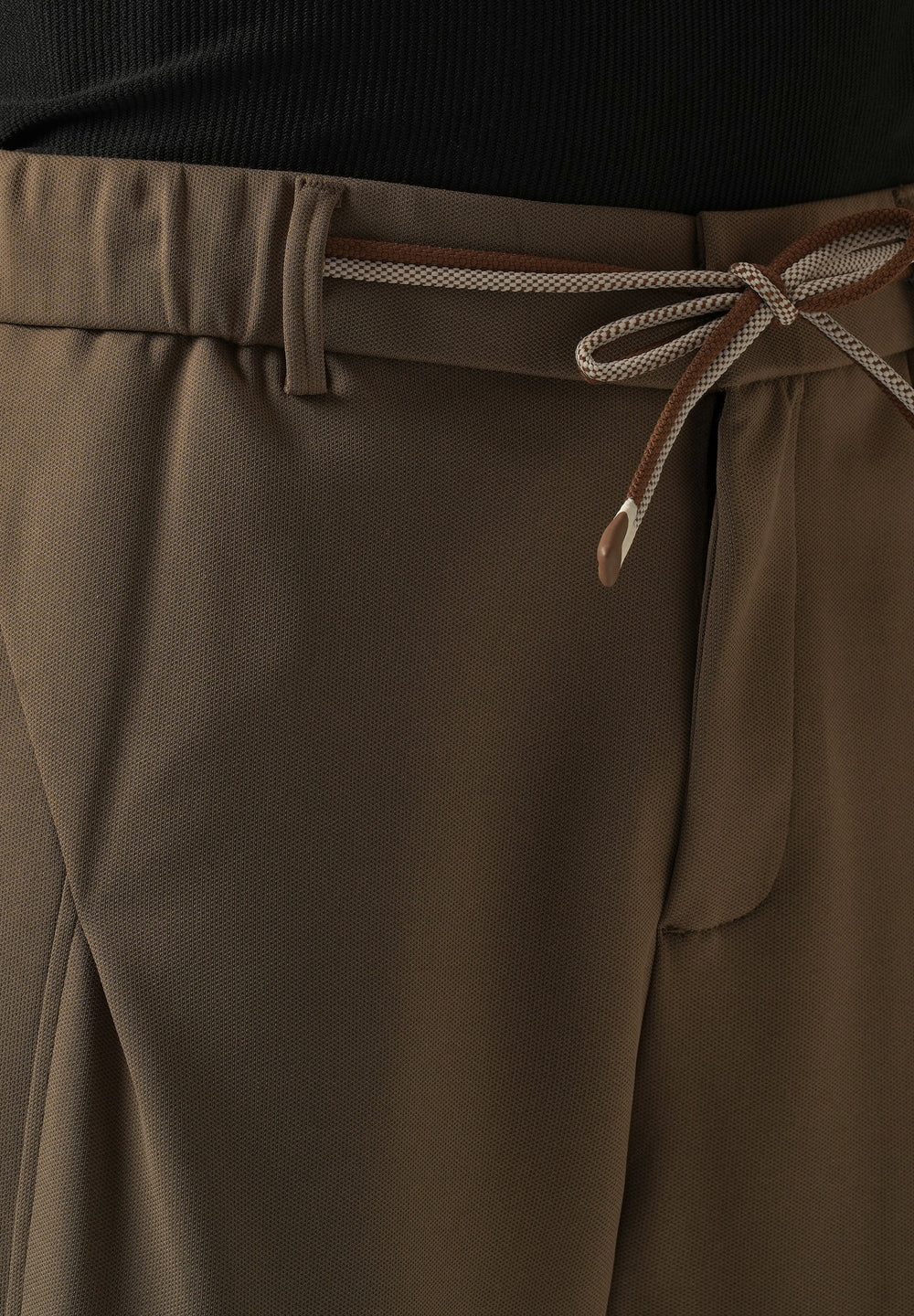 Olive Textured Stretch Pant