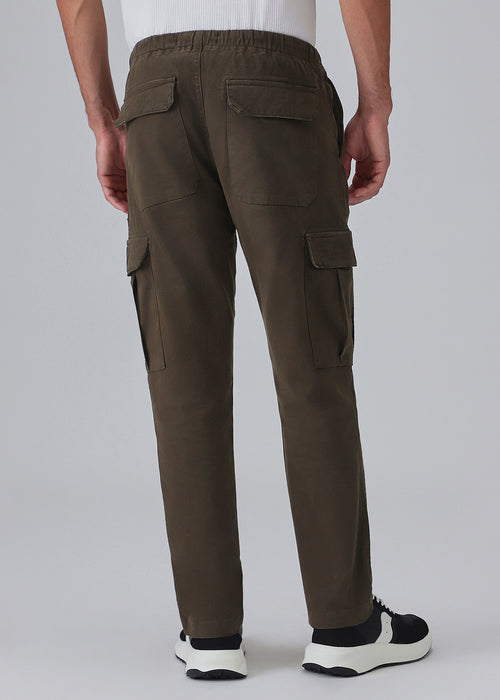 Olive Twill Cargo Pant