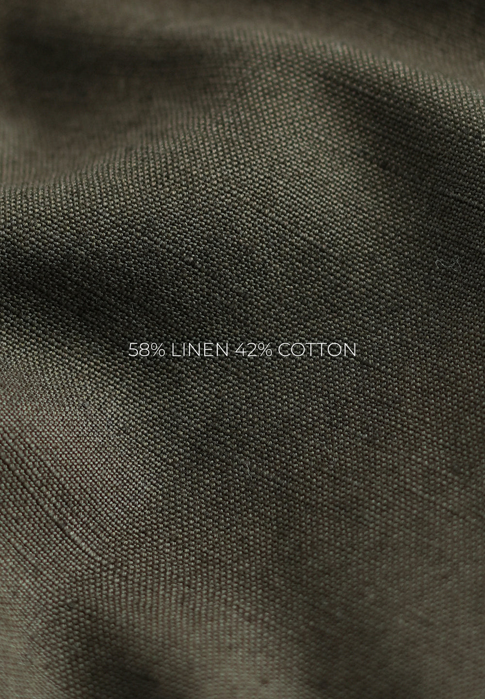Olive Cotton Linen Gurkha Pant