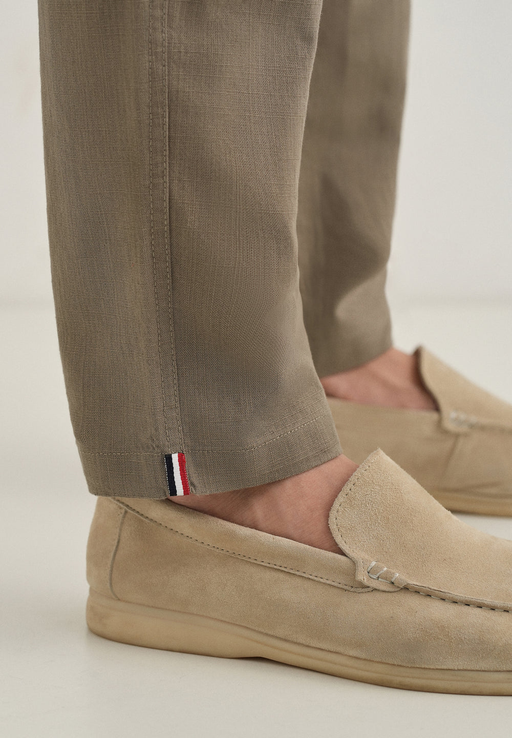 Olive Linen Trouser