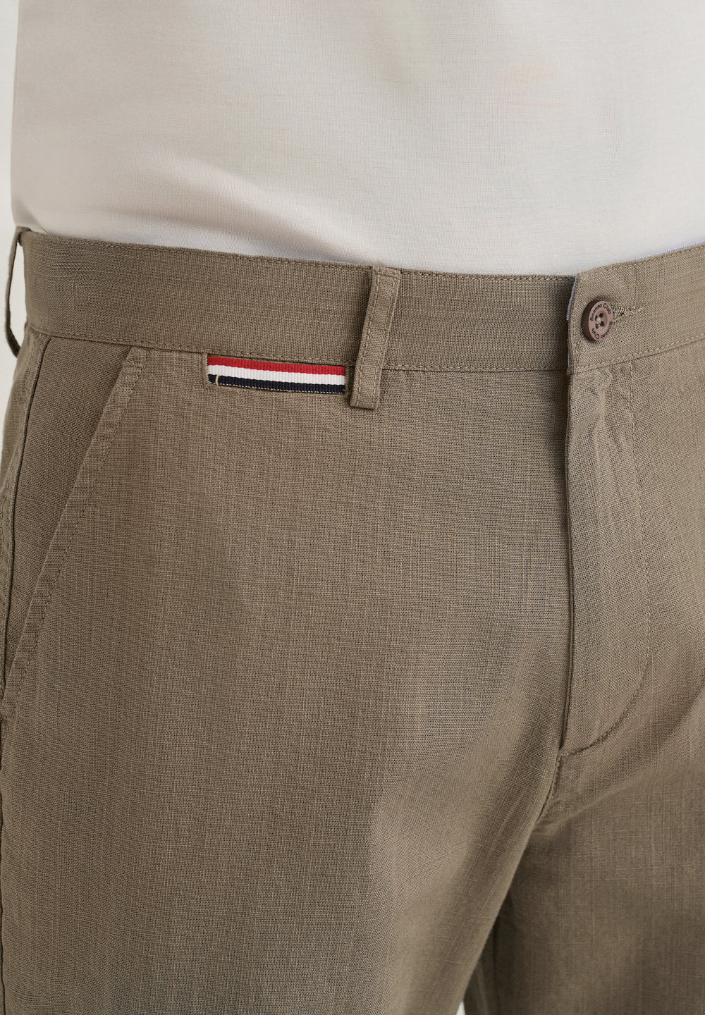 Olive Linen Trouser