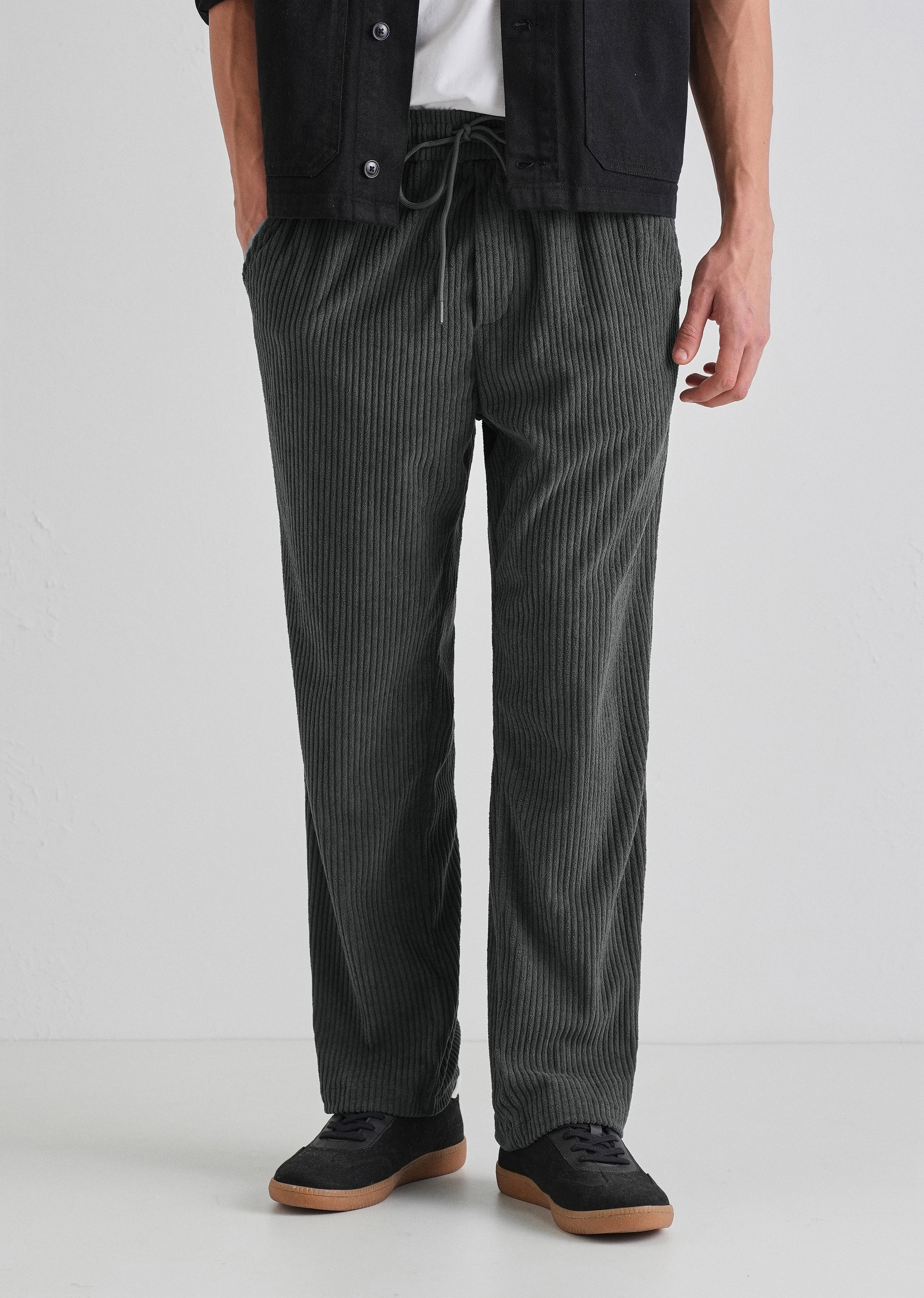 Ombre Gray Corduroy Pant