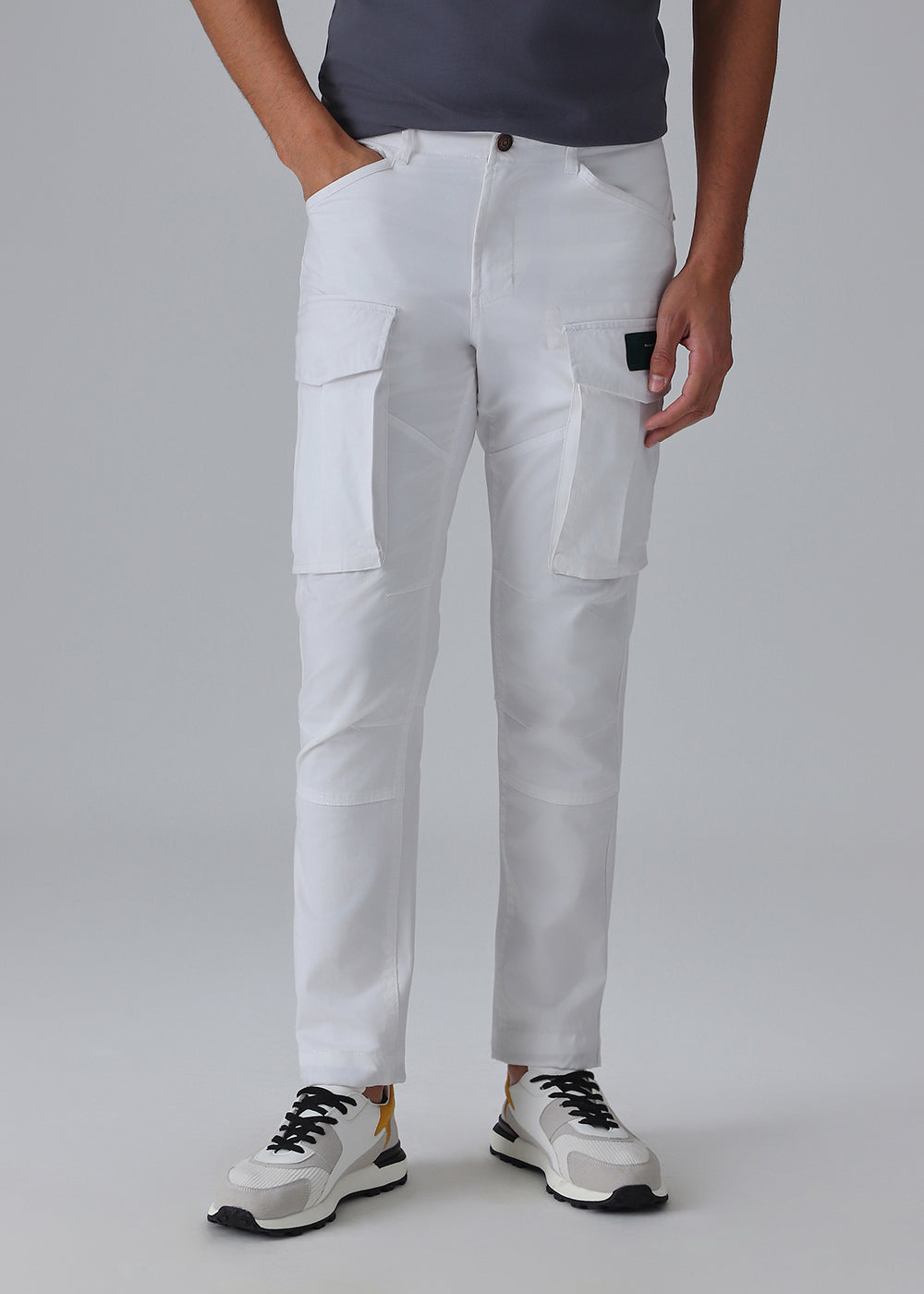 Opal White Cargo Pant