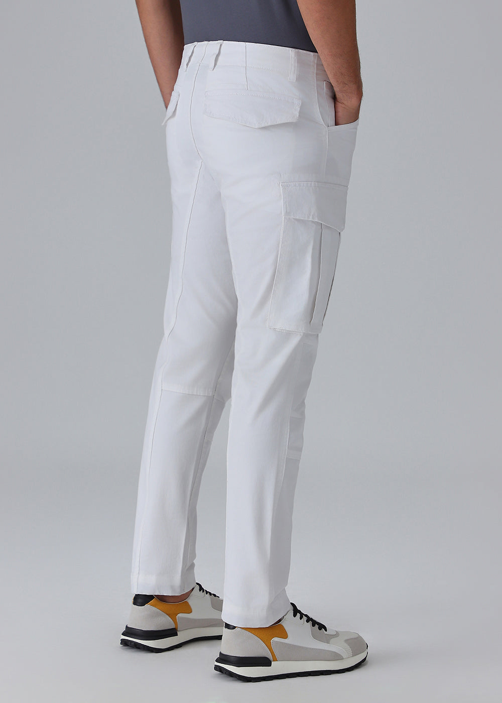 Opal White Cargo Pant