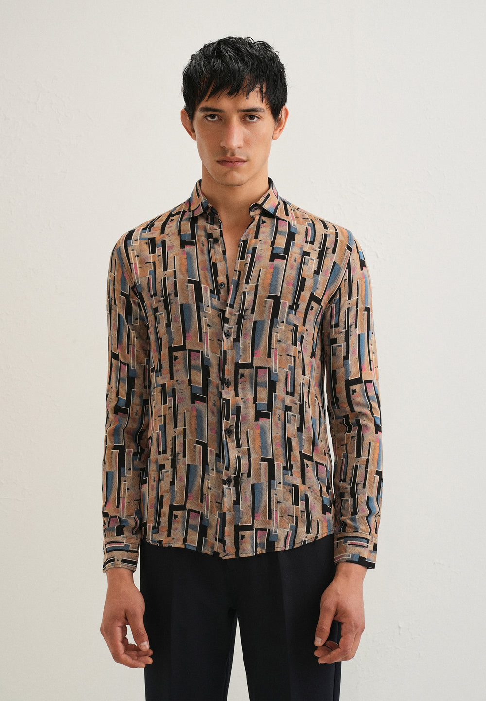 Orange Feather Shirt