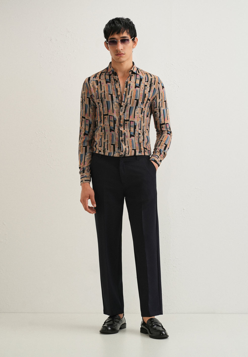 Orange Feather Shirt