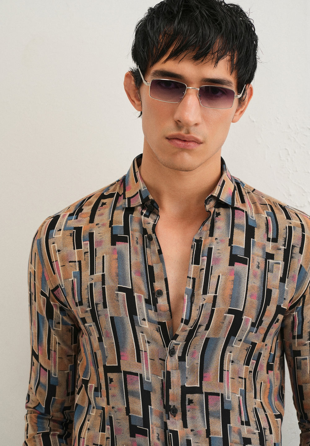 Orange Feather Shirt