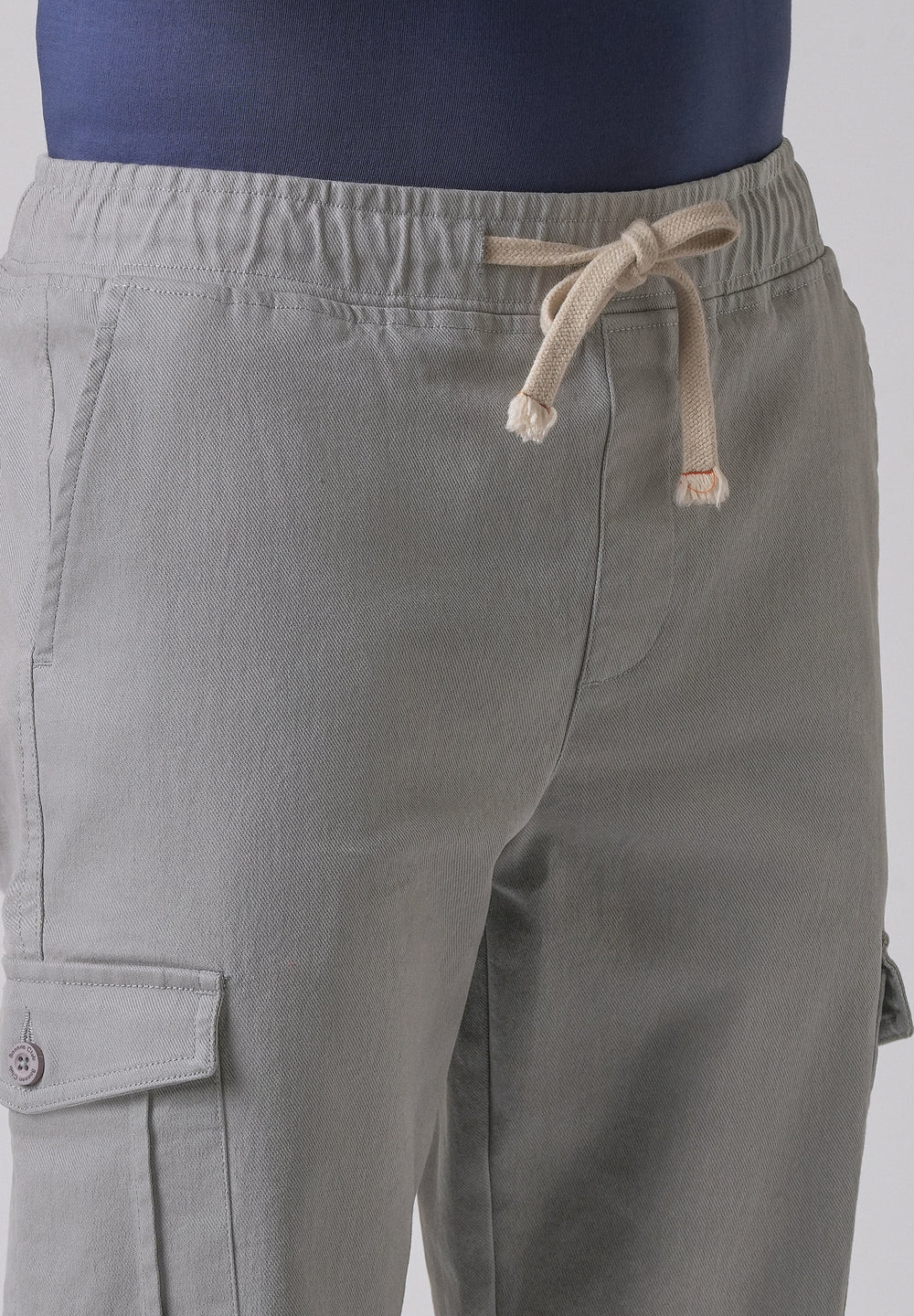 Oslo Grey Regular Fit Cargo Pant