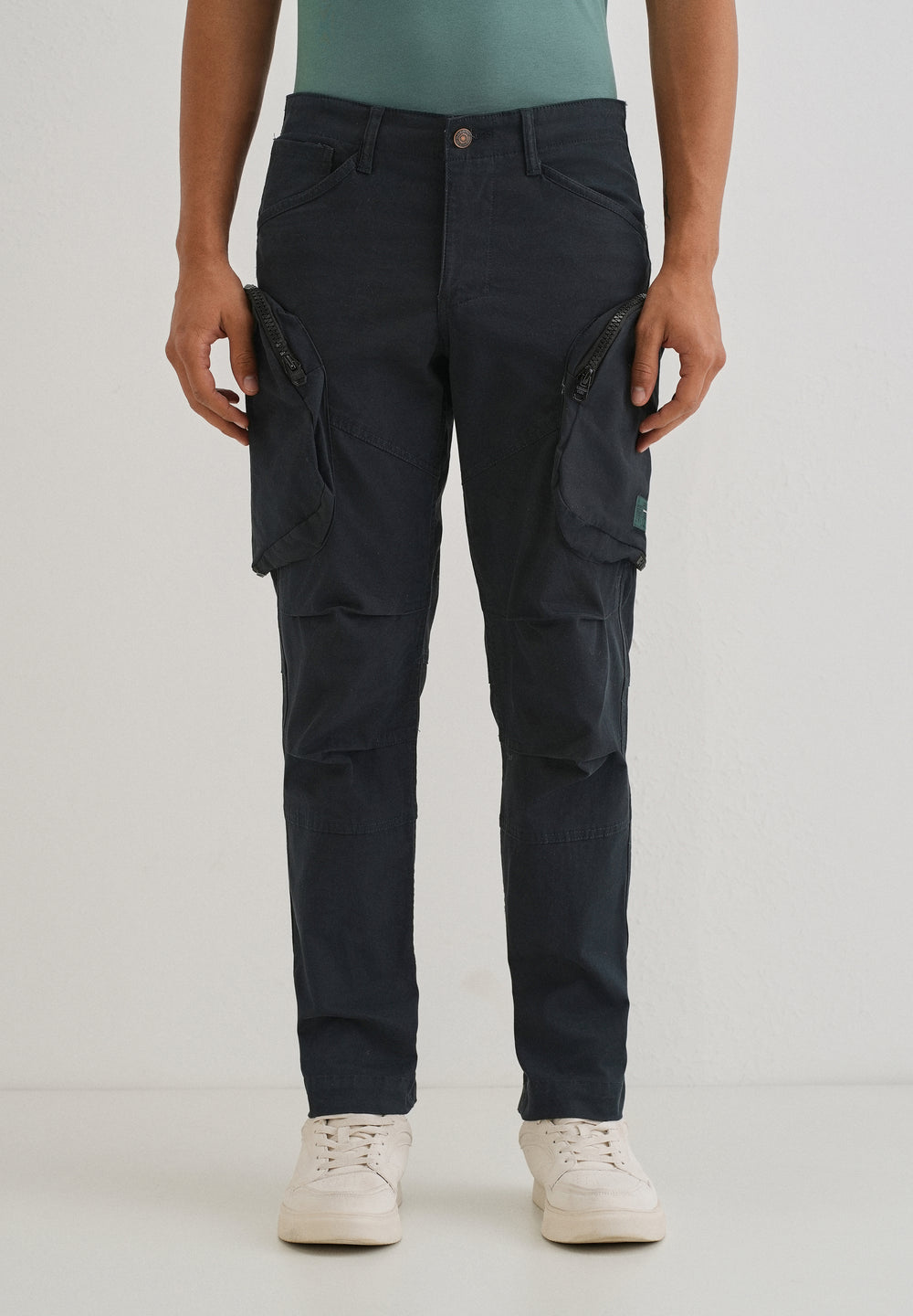 Pacific Blue Zipper Cargo Pant
