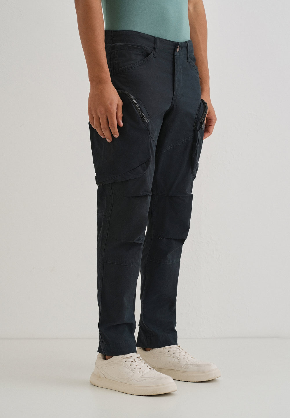 Pacific Blue Zipper Cargo Pant