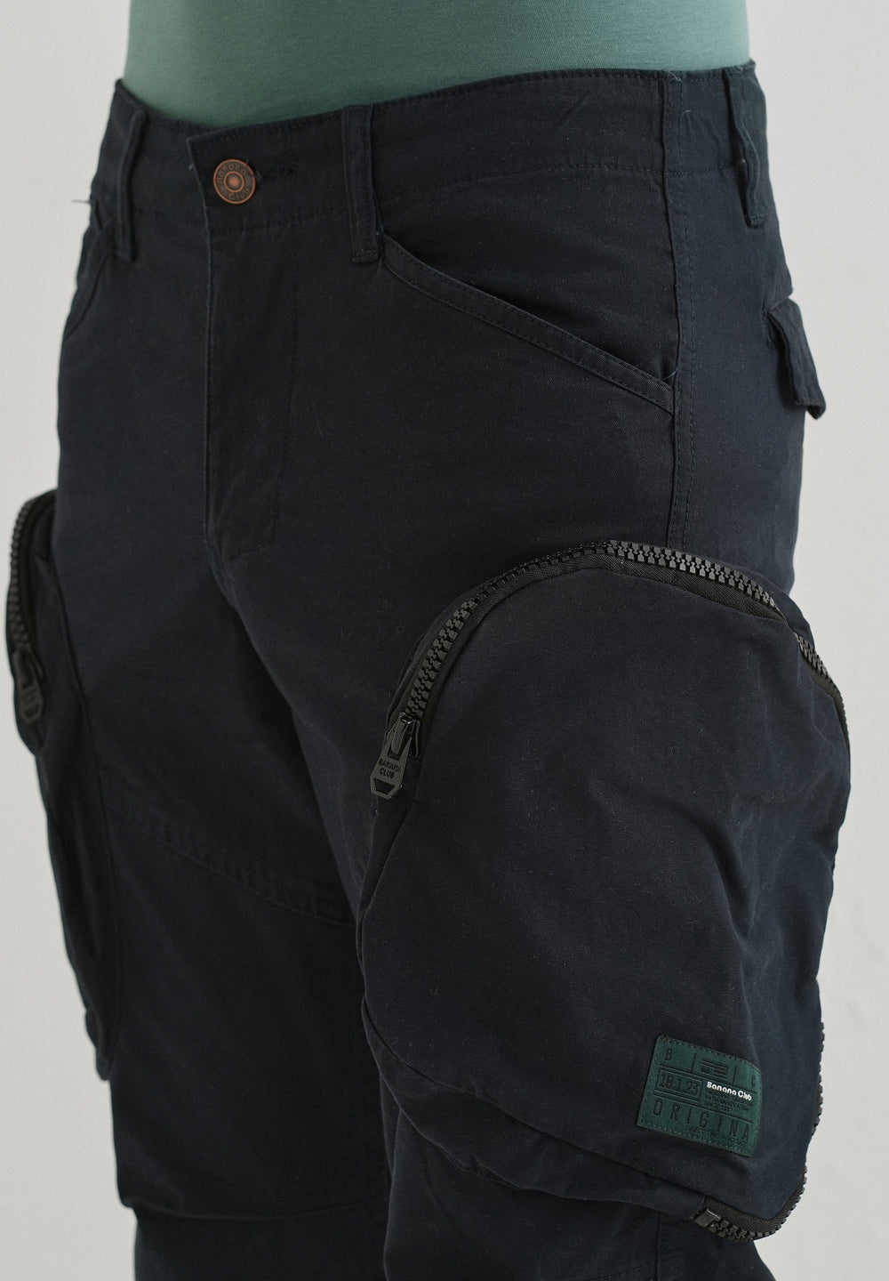 Pacific Blue Zipper Cargo Pant