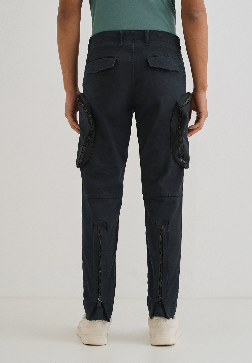 Pacific Blue Zipper Cargo Pant