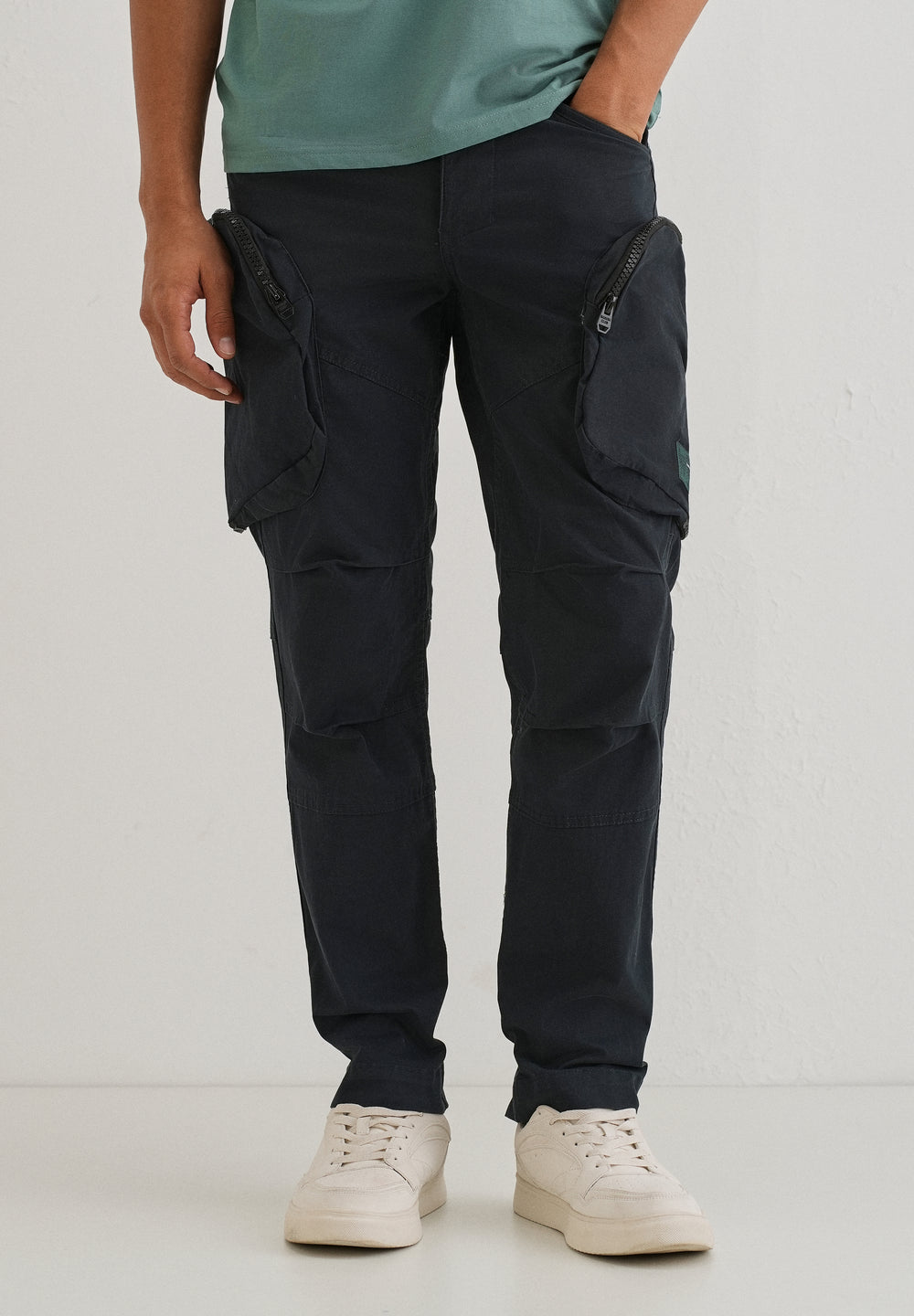 Pacific Blue Zipper Cargo Pant
