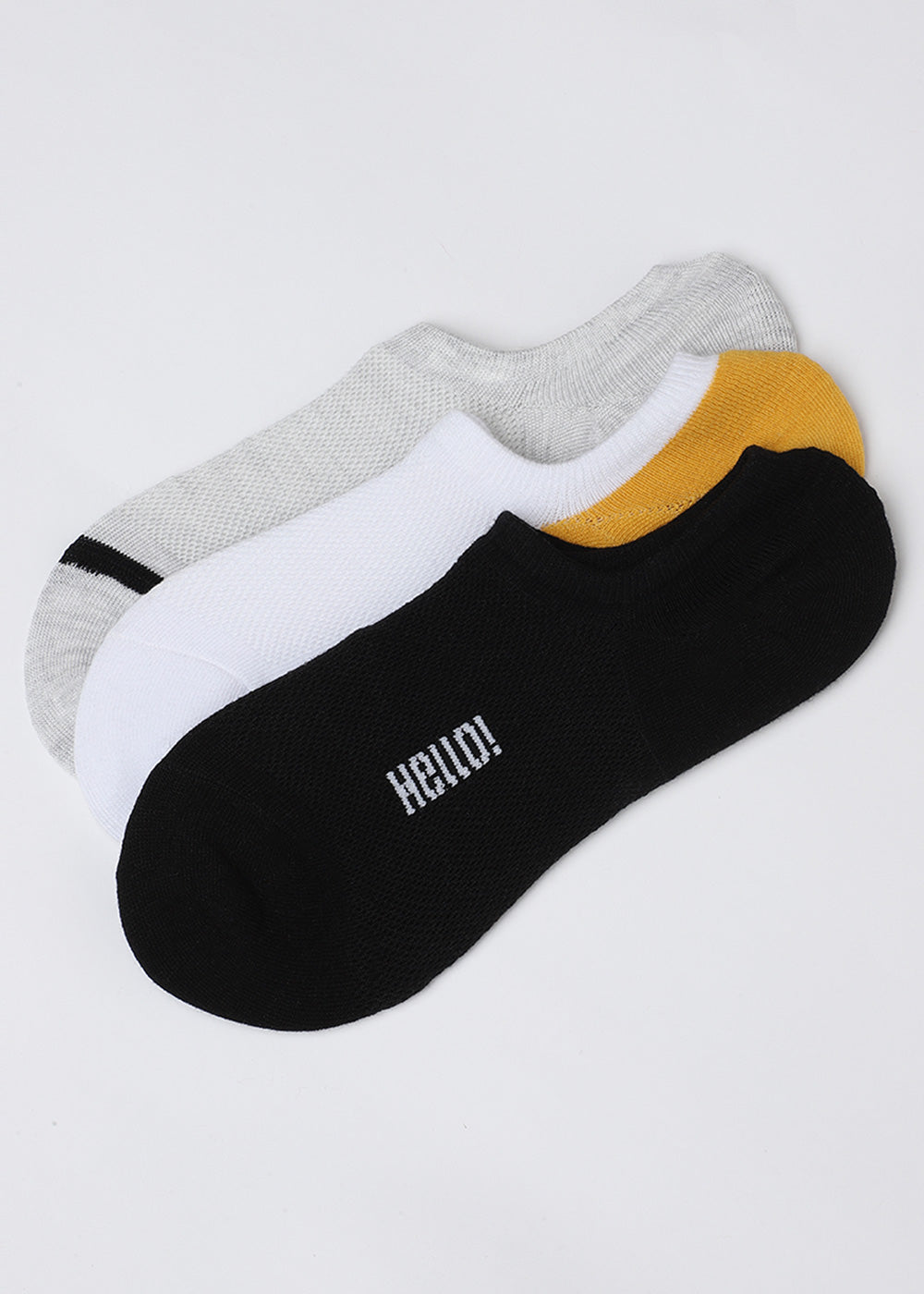 Pack Of 3 No Show Socks