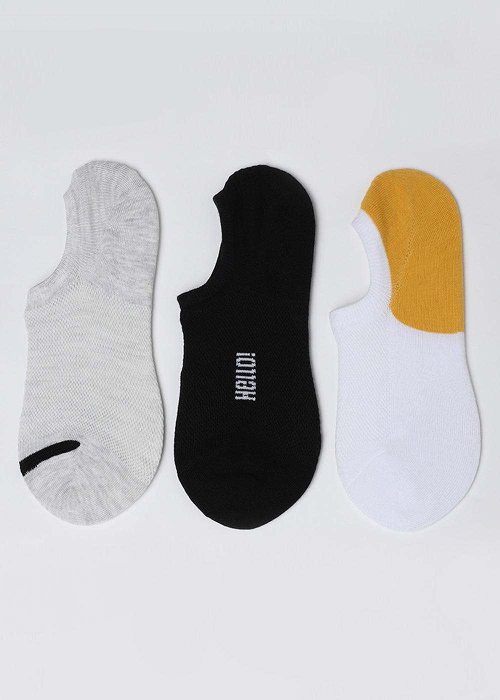 Pack Of 3 No Show Socks