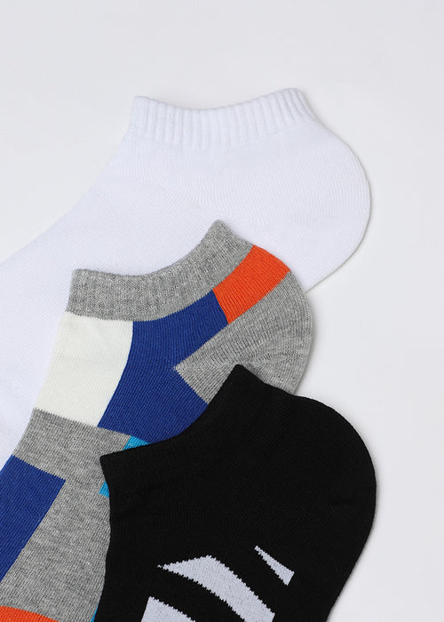 Pack Of 3 Printed Ankle Length Socks