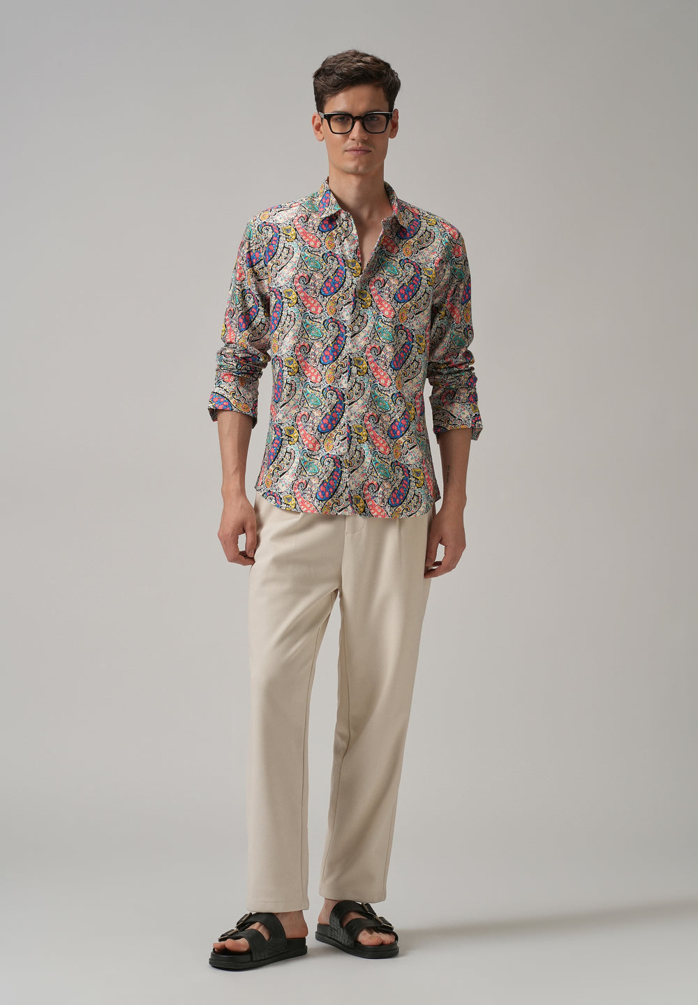 Multi Colour Paisley Printed Shirt