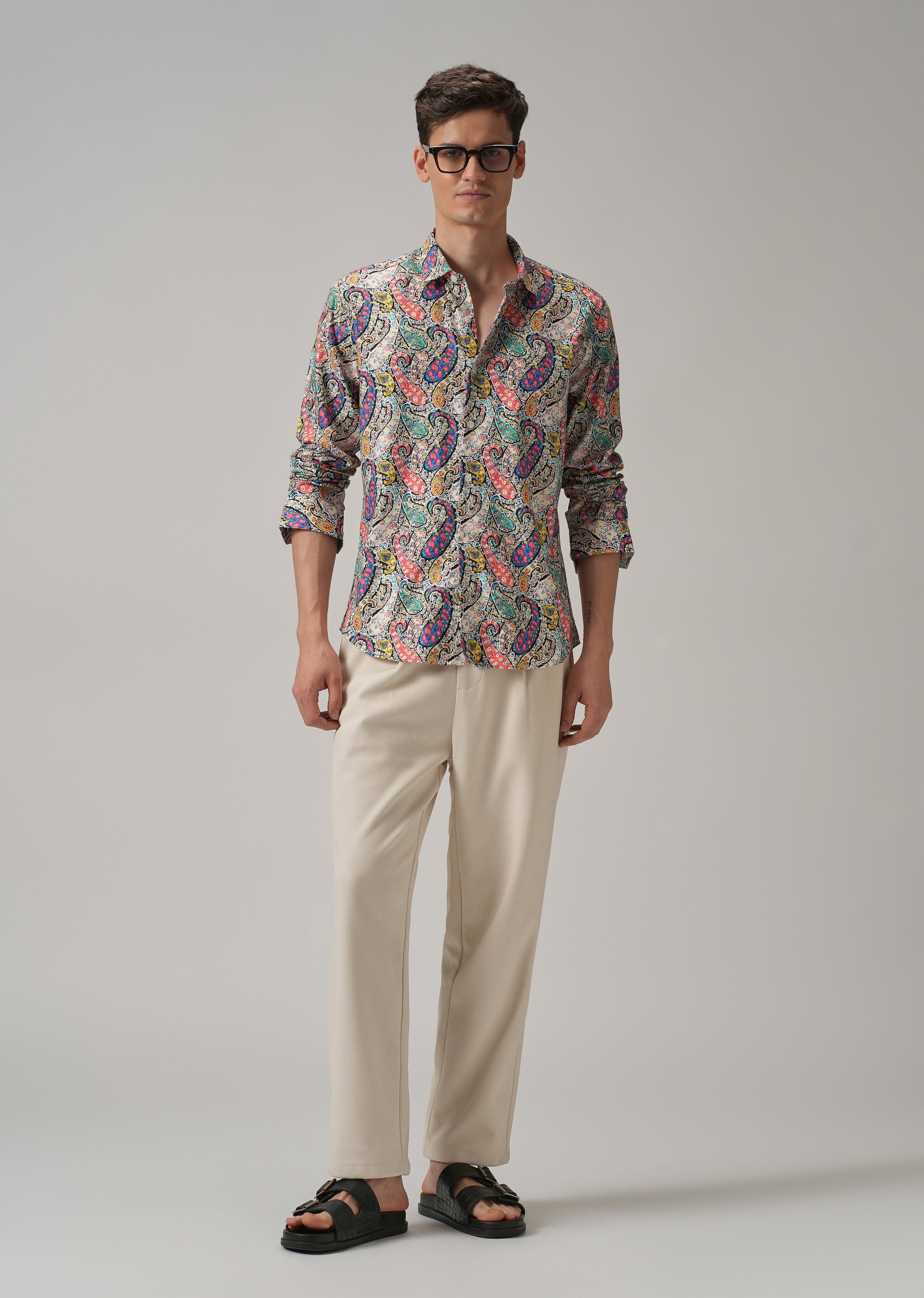 Multi Colour Paisley Printed Shirt