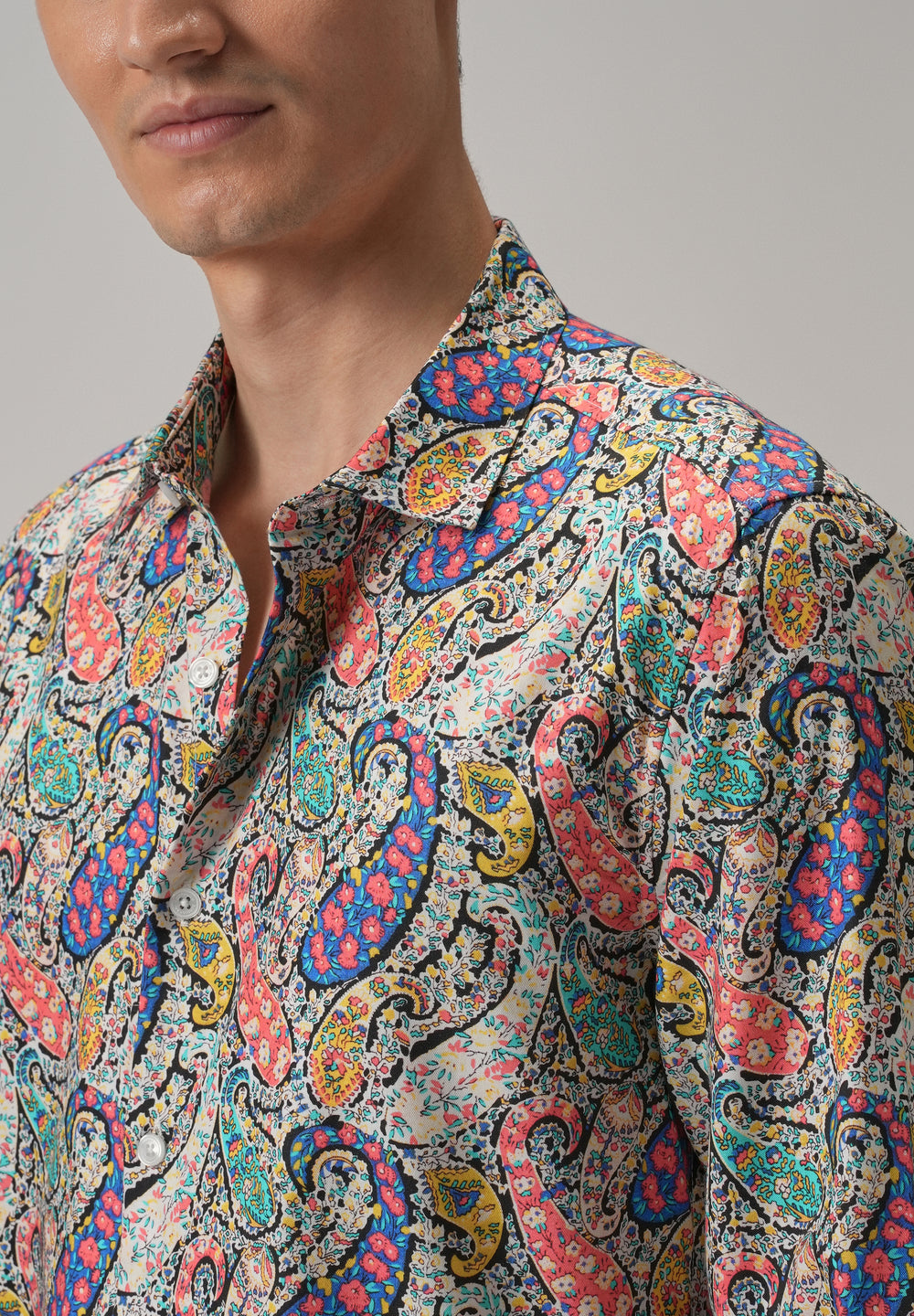 Multi Colour Paisley Printed Shirt