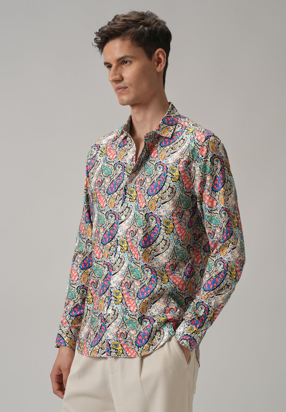 Multi Colour Paisley Printed Shirt