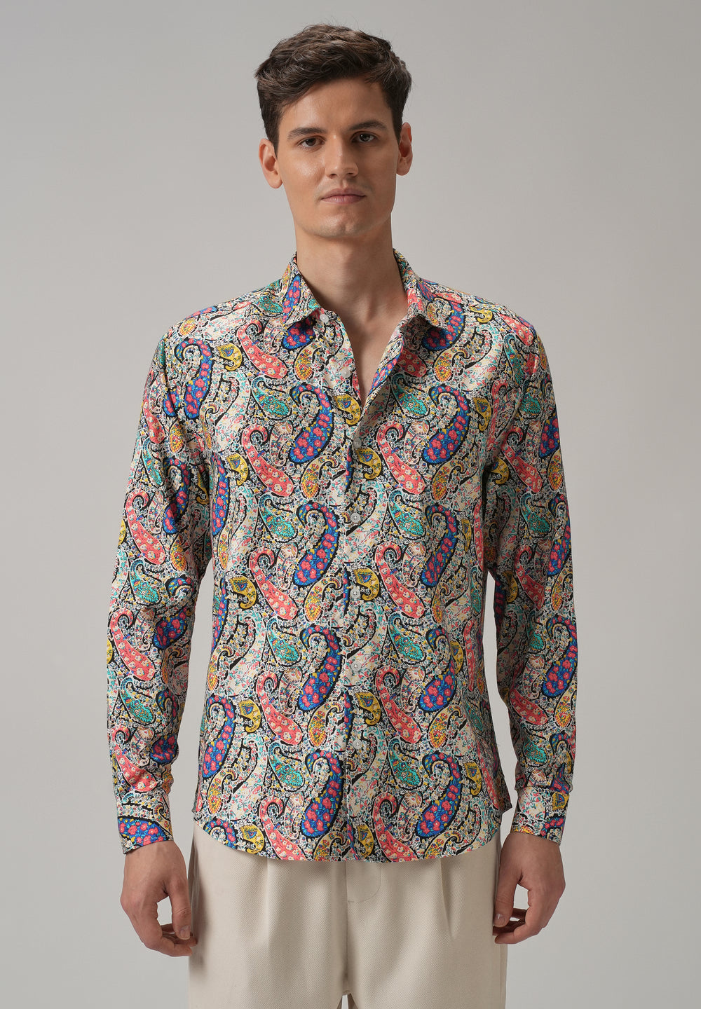 Multi Colour Paisley Printed Shirt