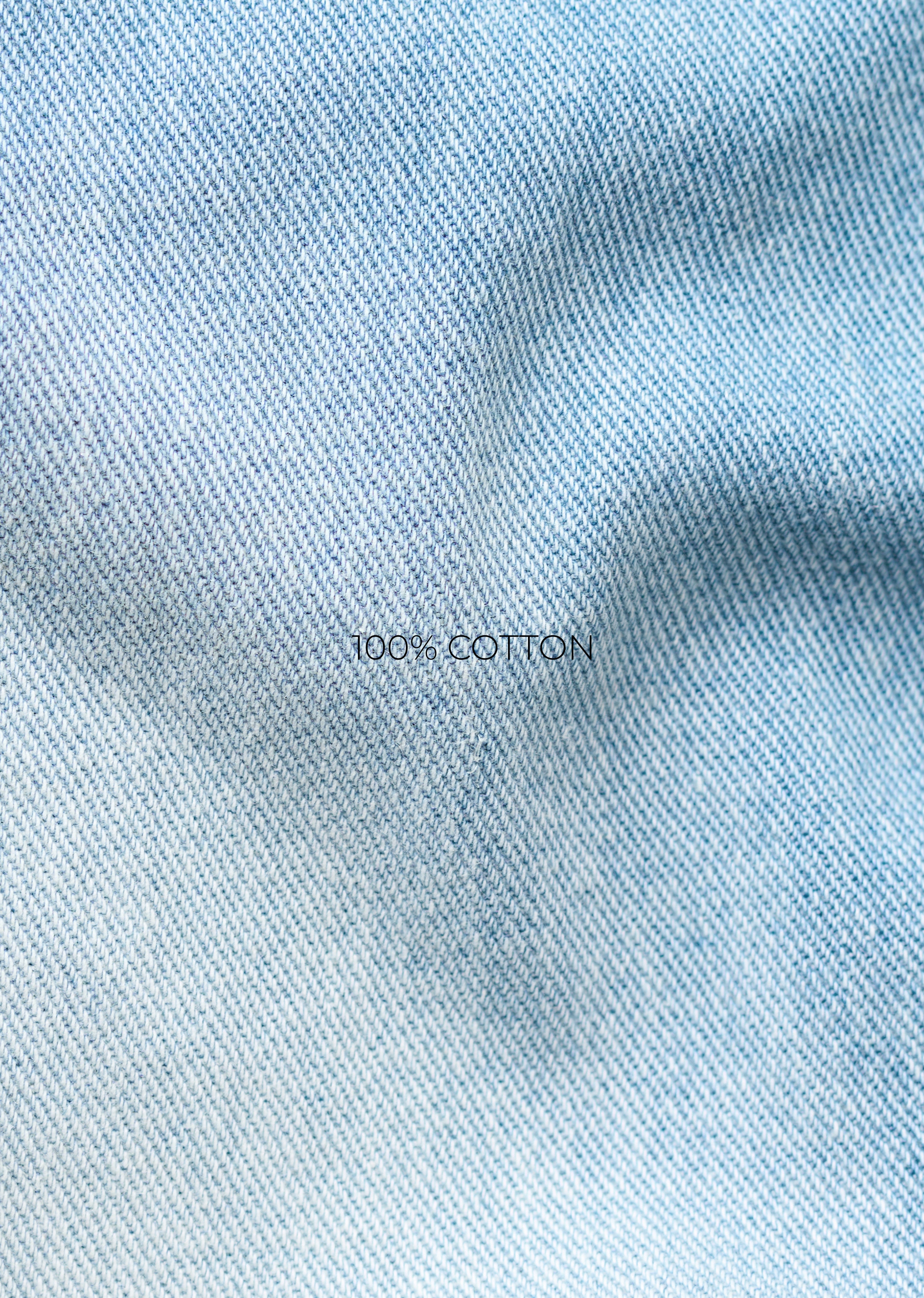 Pale Blue Baggy Fit Jeans