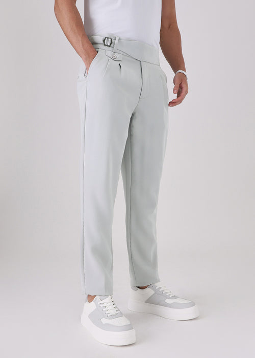 Pale Grey Gurkha Pant