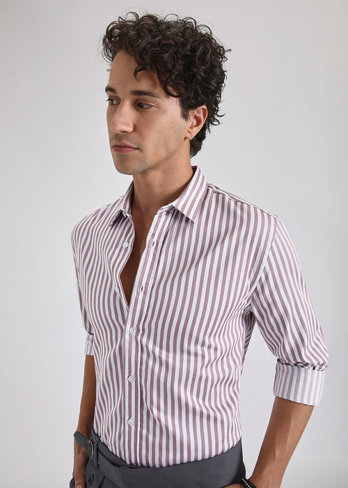 Pale Pink Pin Stripe Shirt