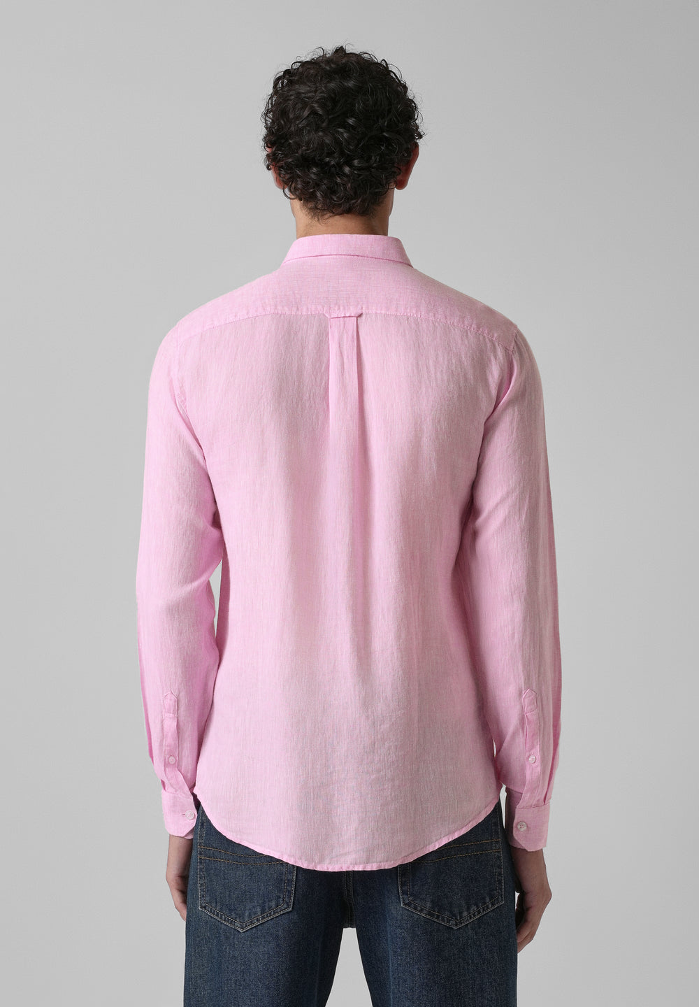 100% Pure Irish Pale Pink Linen Shirt
