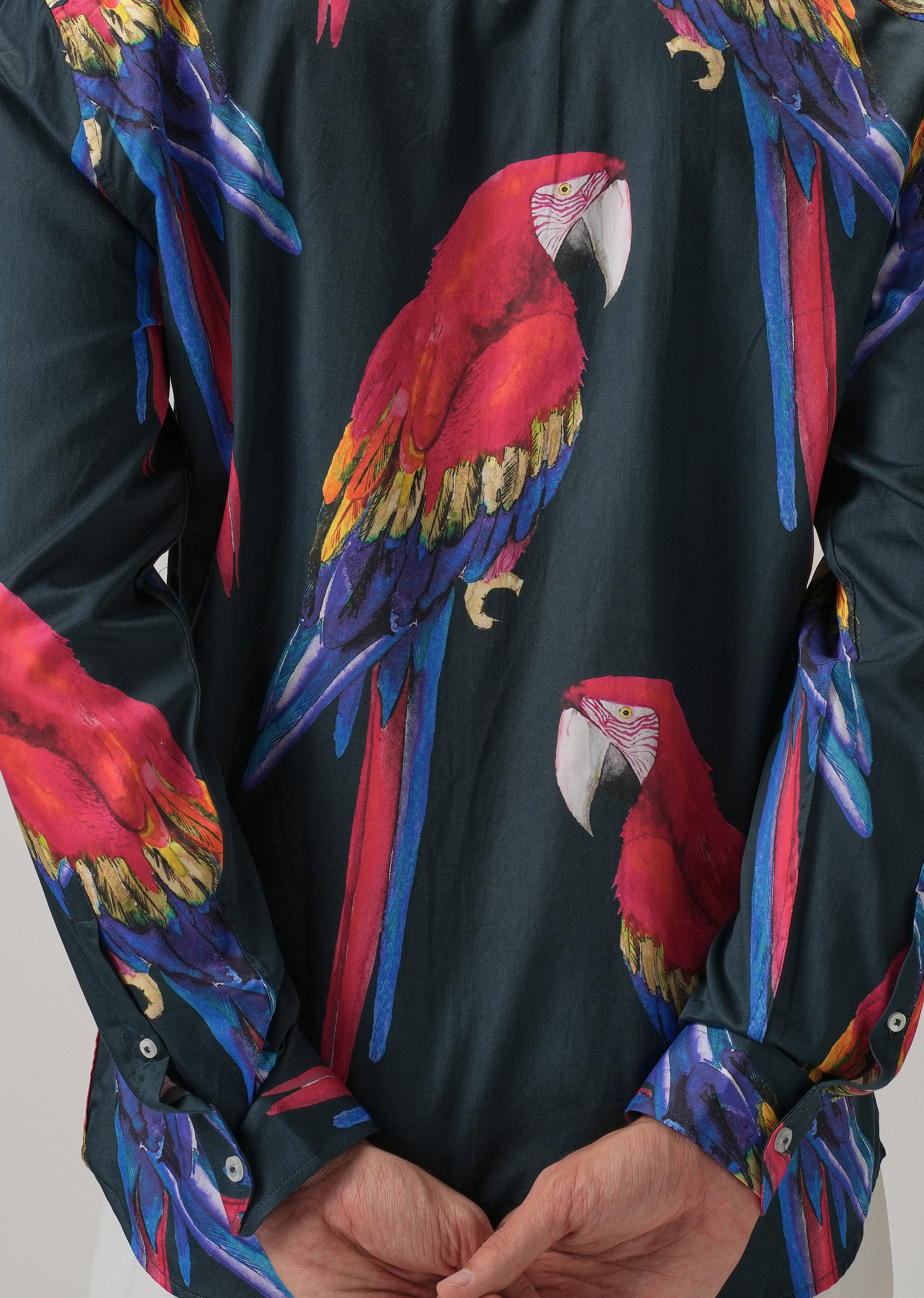 Parrot Motif Shirt