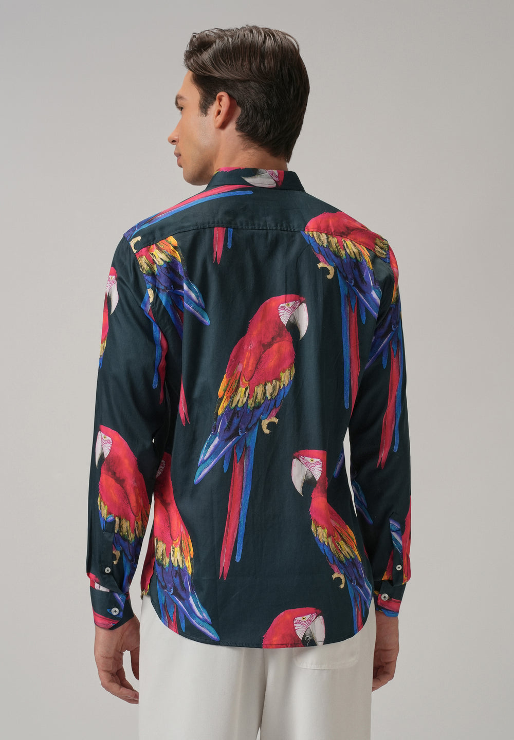 Parrot Motif Shirt