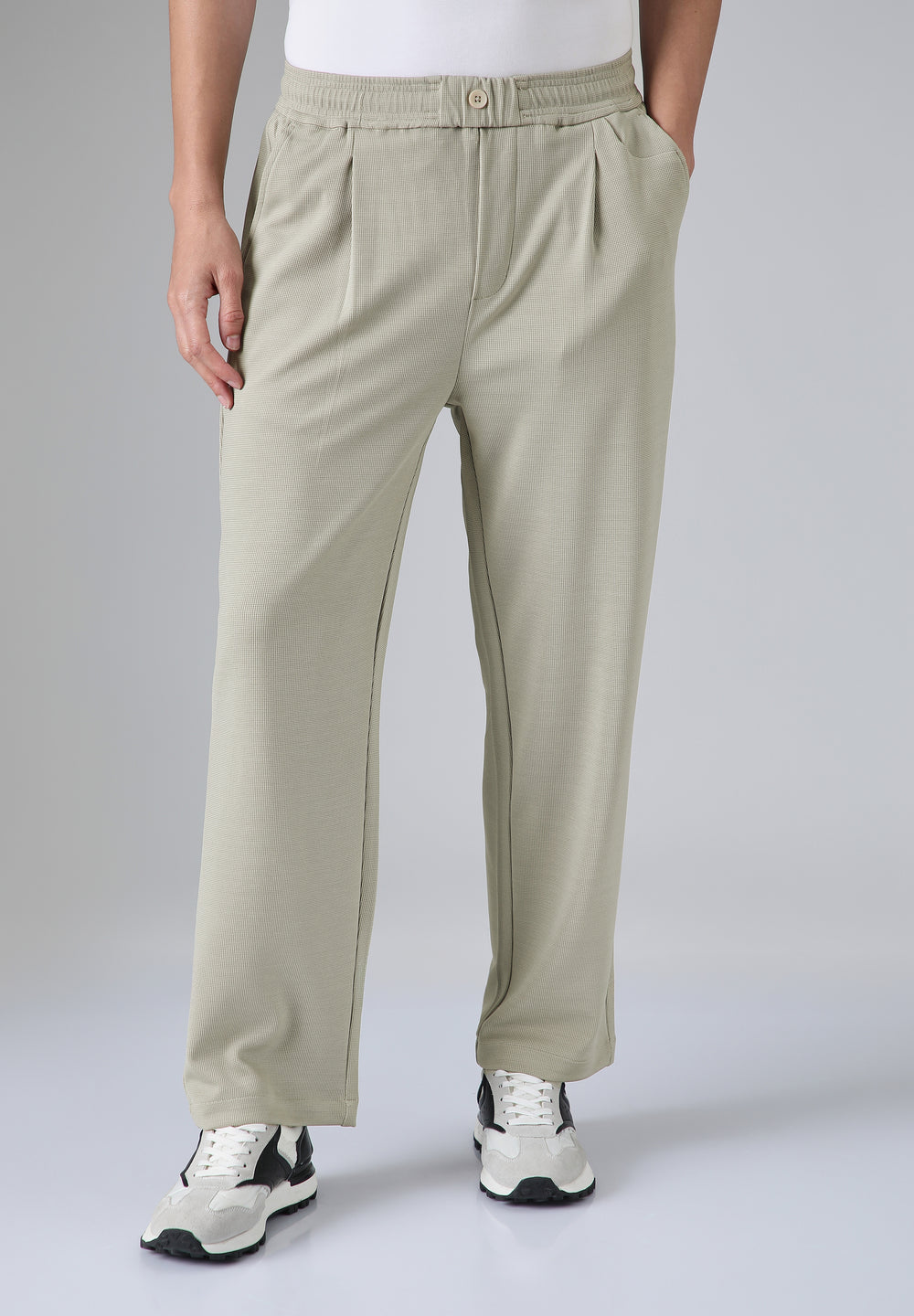 Pastel Green Korean Pants